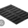 AIR PLUS 11 - SET 2 PZ STAMPO IN SILICONE N.16 ECLAIR 25x125 h 5 MM - Imagen 5
