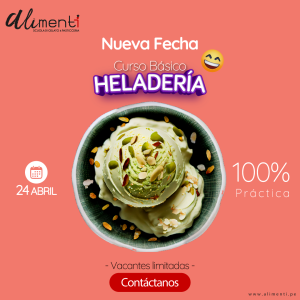 Curso Básico de Heladería - 24 de abril